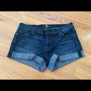 7 For All Mankind Denim Short